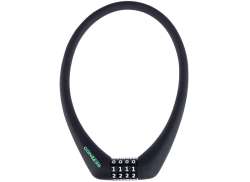 Contec SLoc 번호 자물쇠 &Oslash;12mm 50cm - 블랙