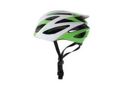 Contec Tempest.25 サイクリング ヘルメット ホワイト/グリーン/ブラック - サイズ M 55-58cm