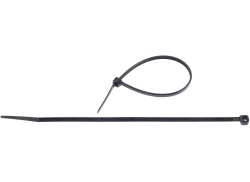 Contec Tie.意大利 束带 3.6mm 180mm - 黑色 (100)