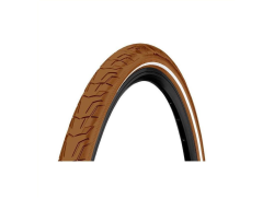 Continental Ride City Pneu 28x1.75&quot; R&eacute;fl&eacute;chissant - Brun