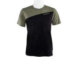 Conway Active Shirt Kä Mos/Schwarz - L
