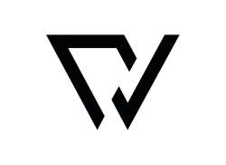 Conway Logo Klistremerke - Svart/Transparent