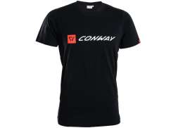 Conway Logoline T-Shirt KM Zwart - 3XL
