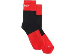 Conway Race High Cut Cyklistické Ponožky Black/Red