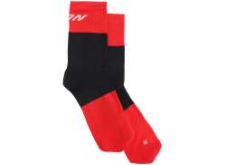 Conway Race High Tăiat Șosete De Ciclism Black/Red