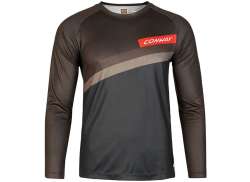 Conway Ride Tricou Cu M&acirc;necă Lungă Pentru Ciclism Black/Gray