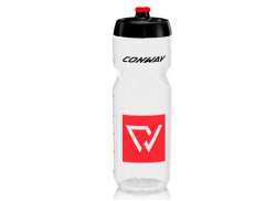 Conway Sense Grip Water Bottle Transparent/Black - 800ml