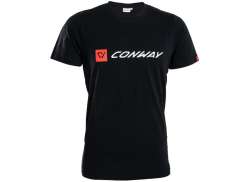 Conway T-Shirt Logoline KM Zwart - M