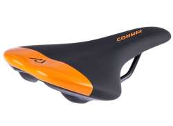 Conway VL-1489 Fietszadel Sport - Zwart/Oranje