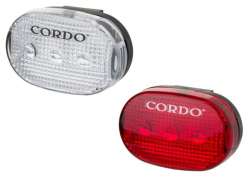 Cordo Beleuchtungsset LED Batterien - Rot/Weiß