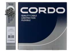 Cordo 브레이크 내부 케이블 &Oslash;1.5mm 2250mm 스테인리스 Slick - 실버 (100)