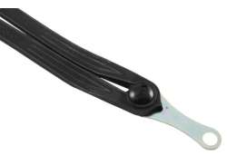 Cordo Cauciuc Classic Cordon Elastic Cu Capete Metalice 28" - Negru