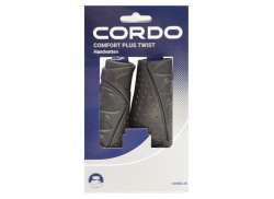 Cordo Comfort Plus 扭转 握把 - 黑色