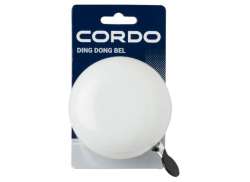 Cordo Ding Dong Bicycle Bell Ø83mm - White