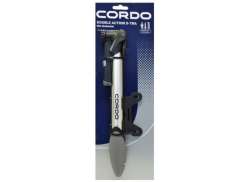 Cordo Double アクション X-Tra ハンド ポンプ 8bar - シルバー/ブラック