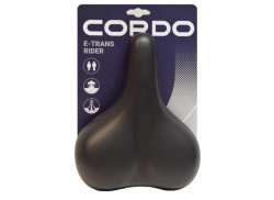 Cordo E-Trans Rider Gel Bicycle Saddle E-Bike - Black