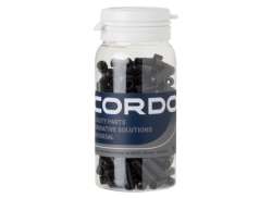 Cordo Ferrule Manșon Cablu &Oslash;4mm Plastic - Negru (150)