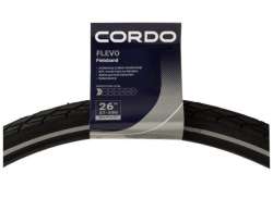 Cordo Flevo 轮胎 26" 反光 - 黑色