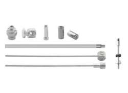 Cordo Fr&acirc;nă Cu Tambur Cablu Set 170/235cm SA - Argintiu