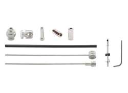 Cordo Fr&acirc;nă Cu Tambur Set Cabluri 180/225cm Sturmey Archer - Negru