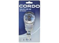Cordo Galeo XB Phare Avant LED Piles - Argent