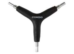 Cordo Hex Y-N&oslash;gle 4/5/6mm - Sort/S&oslash;lv