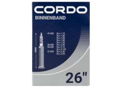 Cordo インナー チューブ 26 x 1.75-2.25" Pv 48mm - ブラック