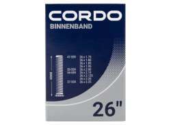 Cordo インナー チューブ 26 x 1.75 - 2.25" Sv 40mm - ブラック