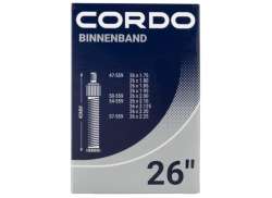 Cordo Innerrör 26 x 1.75 - 2.25" Dv 40mm - Svart
