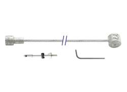 Cordo Interior Cablu De Fr&acirc;nă Cu Tambur &Oslash;1,5mm 2250mm Inox - Argintiu