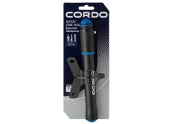 Cordo 簡単な ミニ Basic One 道 ハンド ポンプ 7bar - シルバー/ブラック