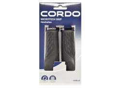 Cordo Microtech Grips With Clamp - Black