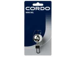 Cordo Mini Bicycle Bell Ø27mm Alu/Brass - Silver/Black