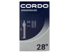 Cordo 내부 튜브 28 x 1.75-2.15" Dv 40mm - 블랙