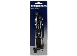 Cordo Quick Release Skewer Set With Lock - Black