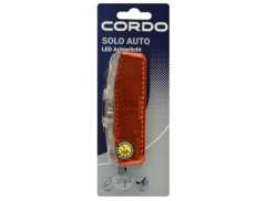 Cordo Solo Farol Traseiro LED Baterias On/Fora/Auto - Vermelho
