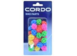 Cordo Spoke Beads Oval 30 Pieces