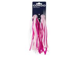 Cordo Streamer 2 Bike Streamers - Purple/Pink