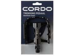 Cordo Trekking Pedale Aluminium - Schwarz