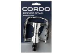Cordo Trekking Pedaly Aluminium - Srebrny