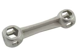 Cordo Wrench 10-Hole 6-15mm - Silver
