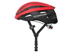 Coros Smart Safesound Bici Da Corsa Casco Rosso