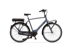 Cortina E-Common Bicicleta Para Homem 61cm 8S - Matt Preto Azul