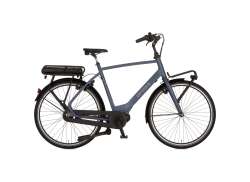 Cortina E-Common Bicicleta Para Homem 61cm 8S - Matt Preto Azul