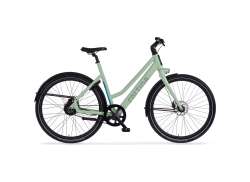 Cortina E-Lett E-自行车 女士 28" 50cm - 哑光 崧蓝 绿色