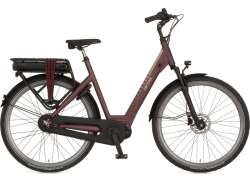 Cortina E-Octa Plus E-Велосипед Женщины 28&quot; 57cm 8S Матовый Темно-Красный Фиолетовый