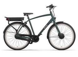 Cortina E-Tide E-Bike M&aelig;nd 28&quot; 61cm 7H - Matt Gr&oslash;n