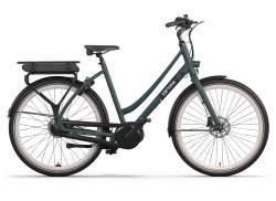 Cortina E-Tide E-Bike Women 28\" 50cm 7S - Mat Green
