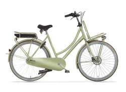 Cortina E-U4 Family Transport E-Bike 28\" 50cm 7F - Matt Gr&#252;n