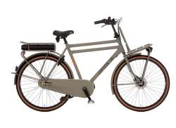 Cortina E-U4 固体 E-自行车 男士 53cm 7速 - 哑光 灰色